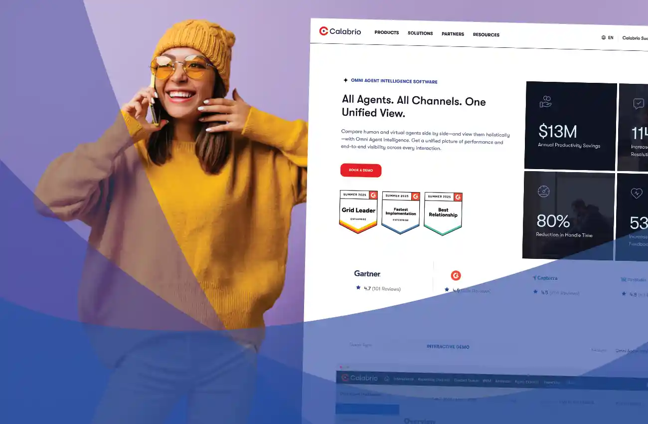 Calabrio wprowadza Omni-Agent Intelligence do zarządzania jakością pracy ludzi i botów
