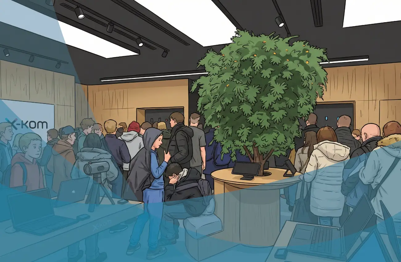 Rewolucja w x-kom: nowy flagowy salon w Silesia City Center zrywa z modelem „urzędu”