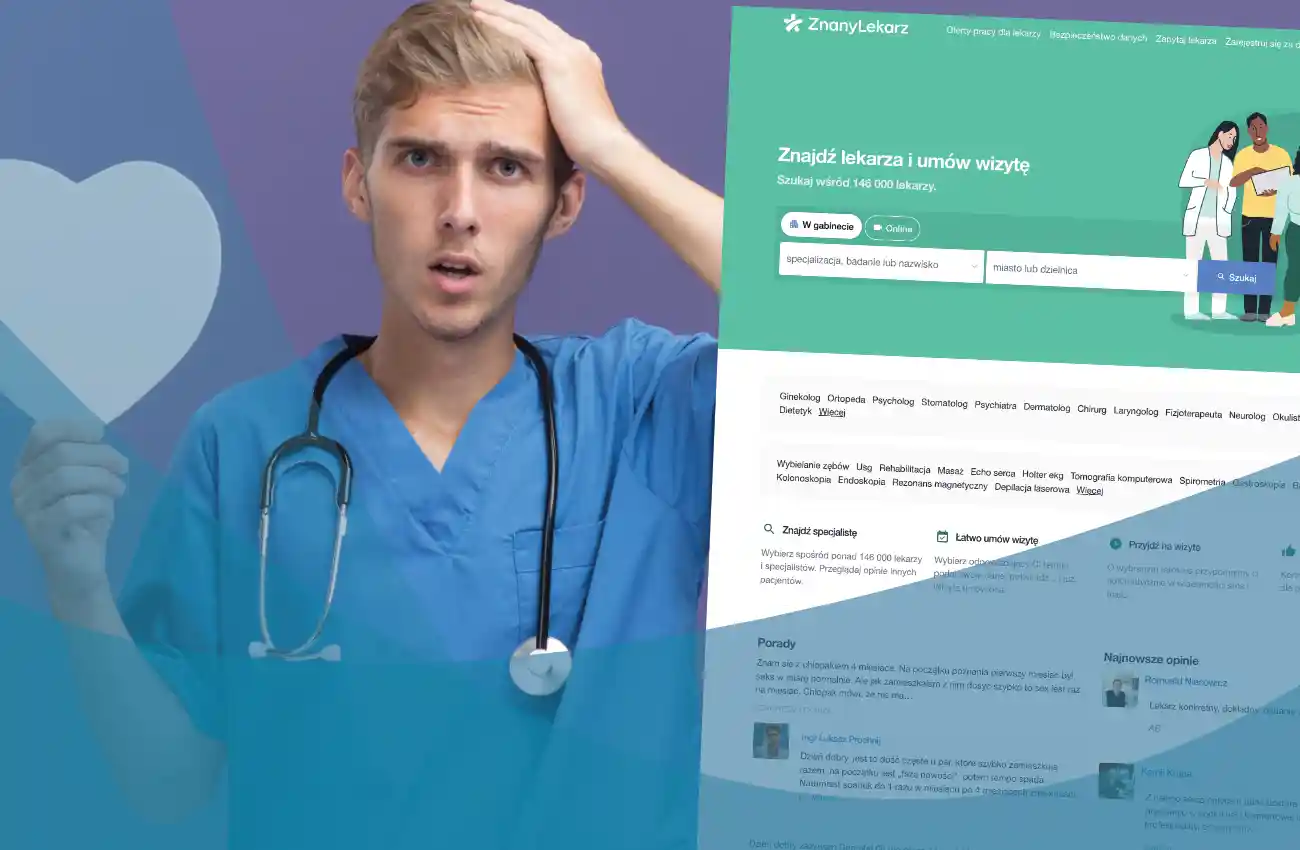 ZnanyLekarz zmienia model wyszukiwania. Placówki medyczne alarmują o drastycznym spadku liczby rejestracji